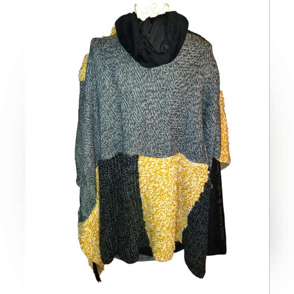 Zara Blanket Shawl Cape size Medium 46 - Picture 11 of 16